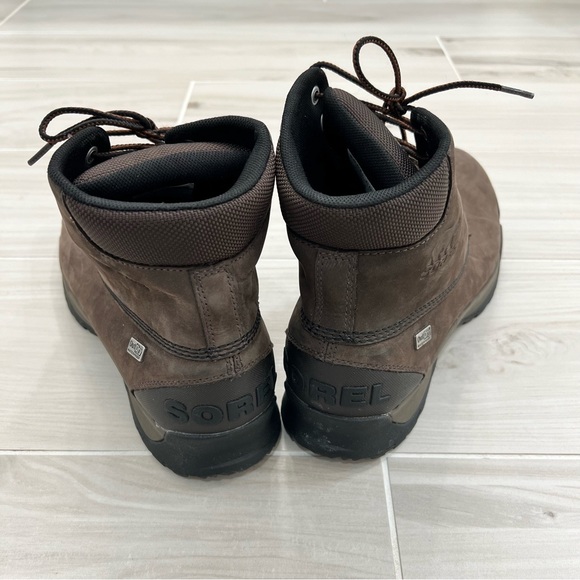 SOREL Out Dry Waterproof Boots Leather, Brown | Men's Size 12 - Picture 4 of 7